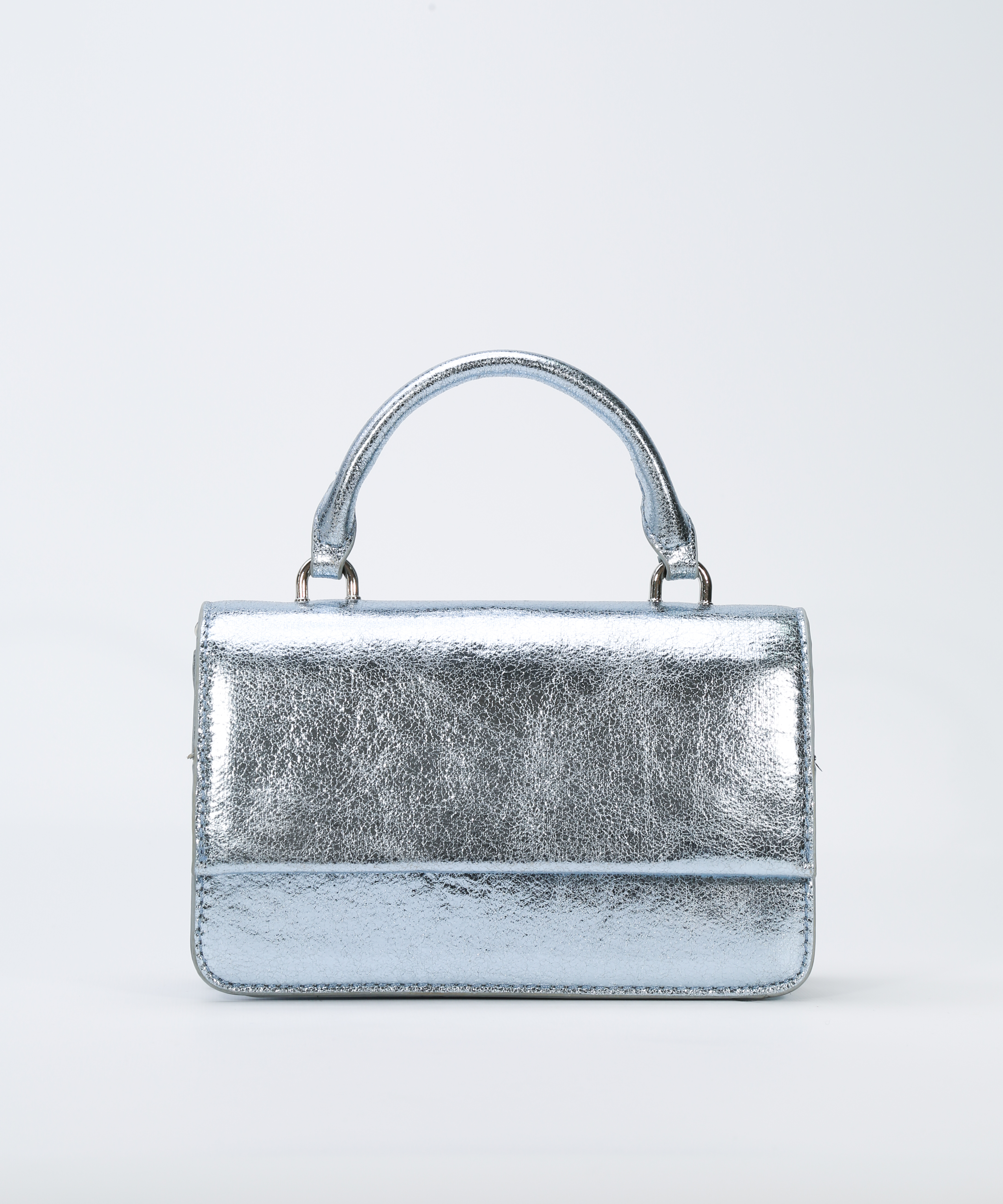 Bolso metalizado asa fiesta